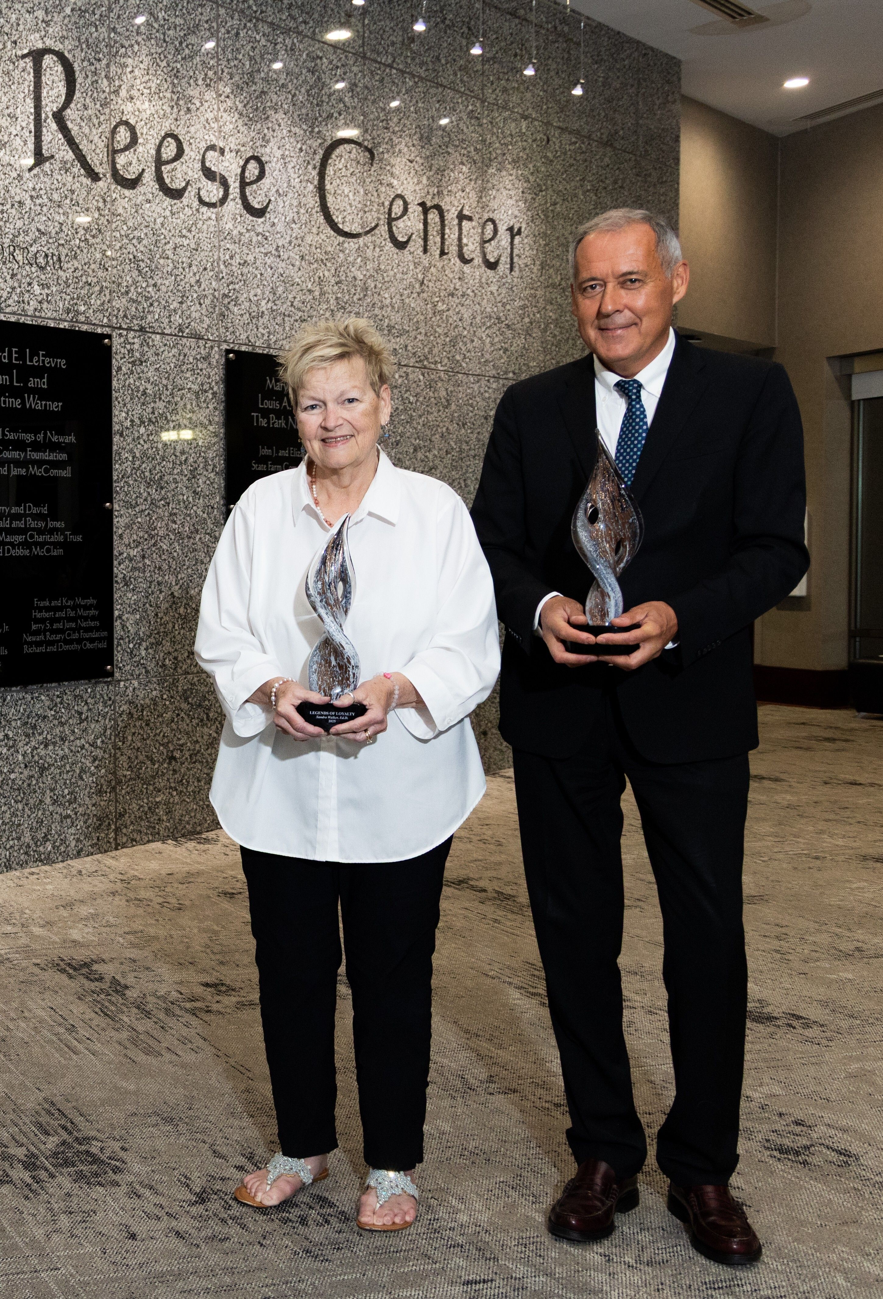 Sandra Walker and Andrea Tozzi - Recipients of the Legends of Loyalty Award