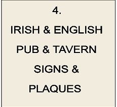 RB27500 - Irish & English Pub and Tavern Signs & Plaques