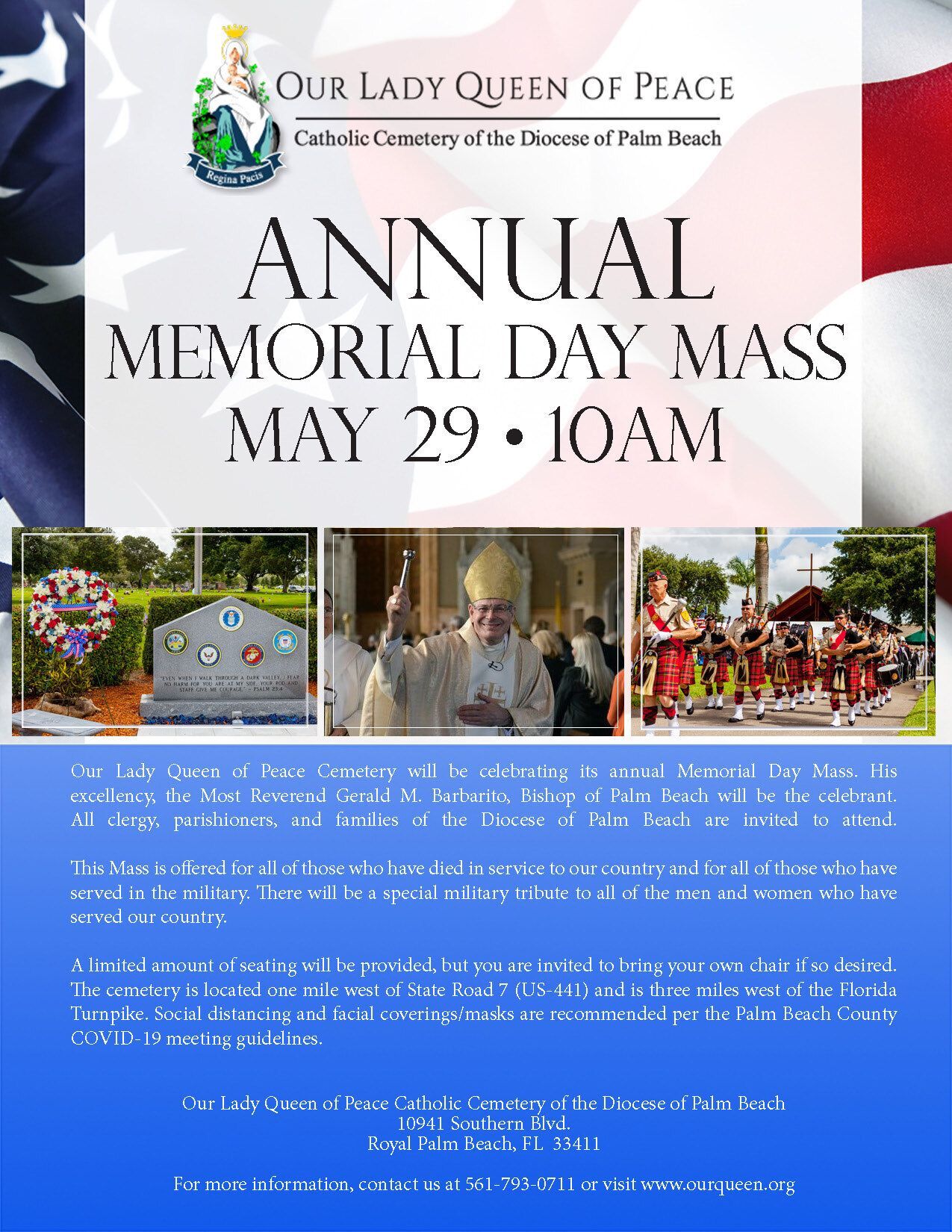 Annual Memorial Day Mass at our Diocesan Cemetery