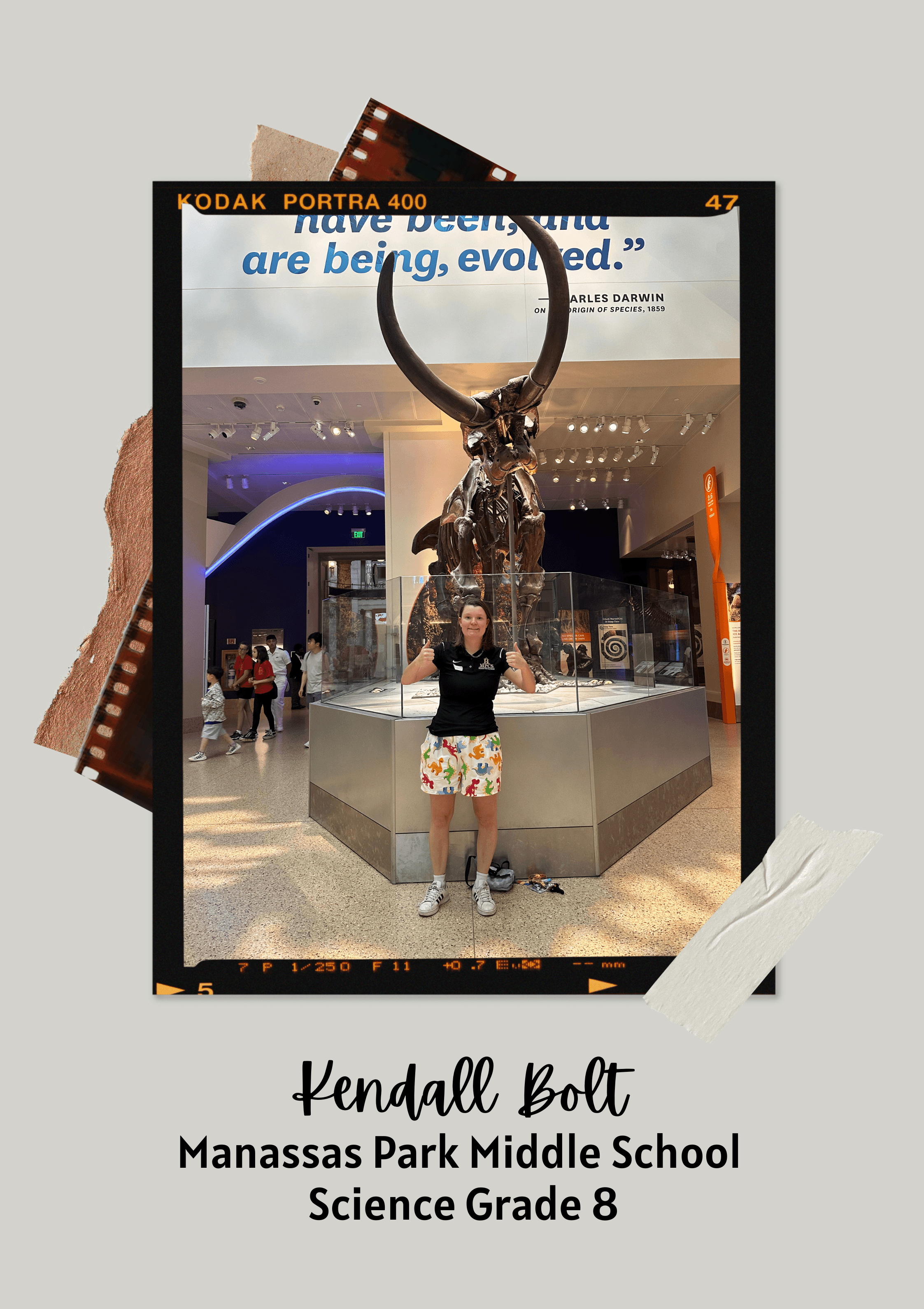 Meet Kendall Bolt, Manassas Park Middle School Science Teacher