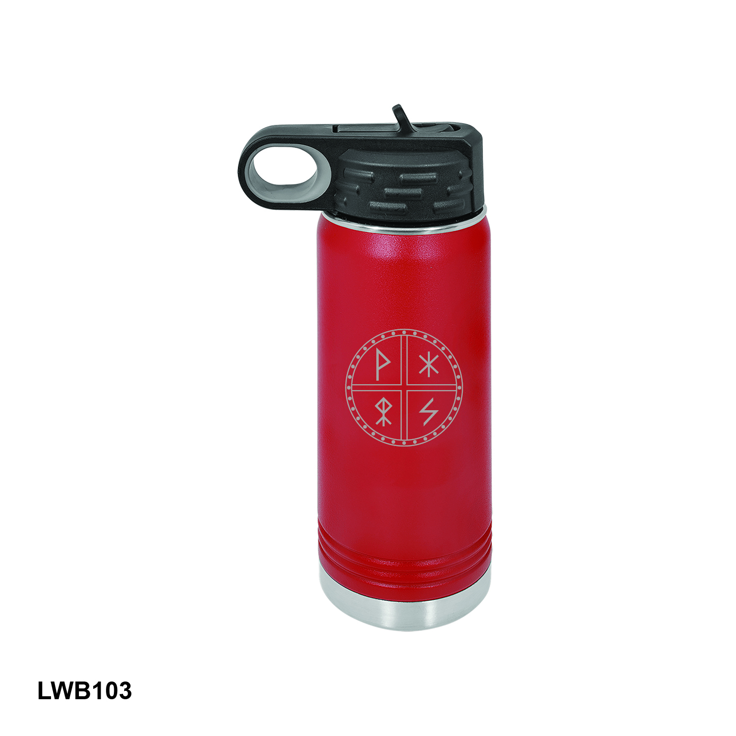 Red Warrior Saga Water Bottle