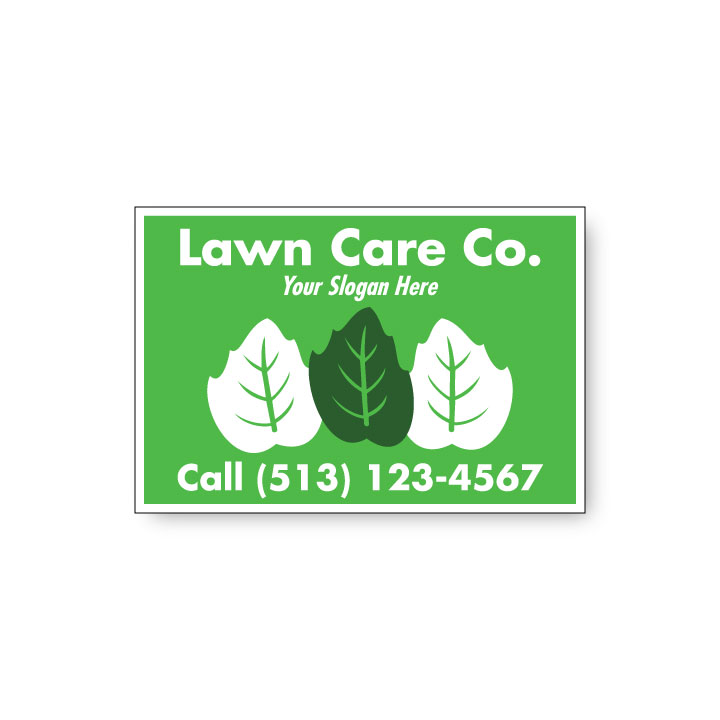 18"x12" Lawn Care Yard Sign (Design 2)