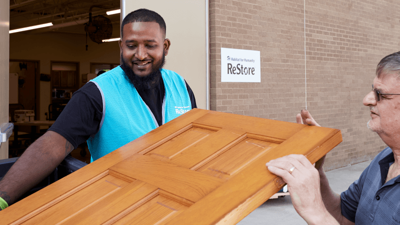 Donate goods to Habitat for Humanity ReStore