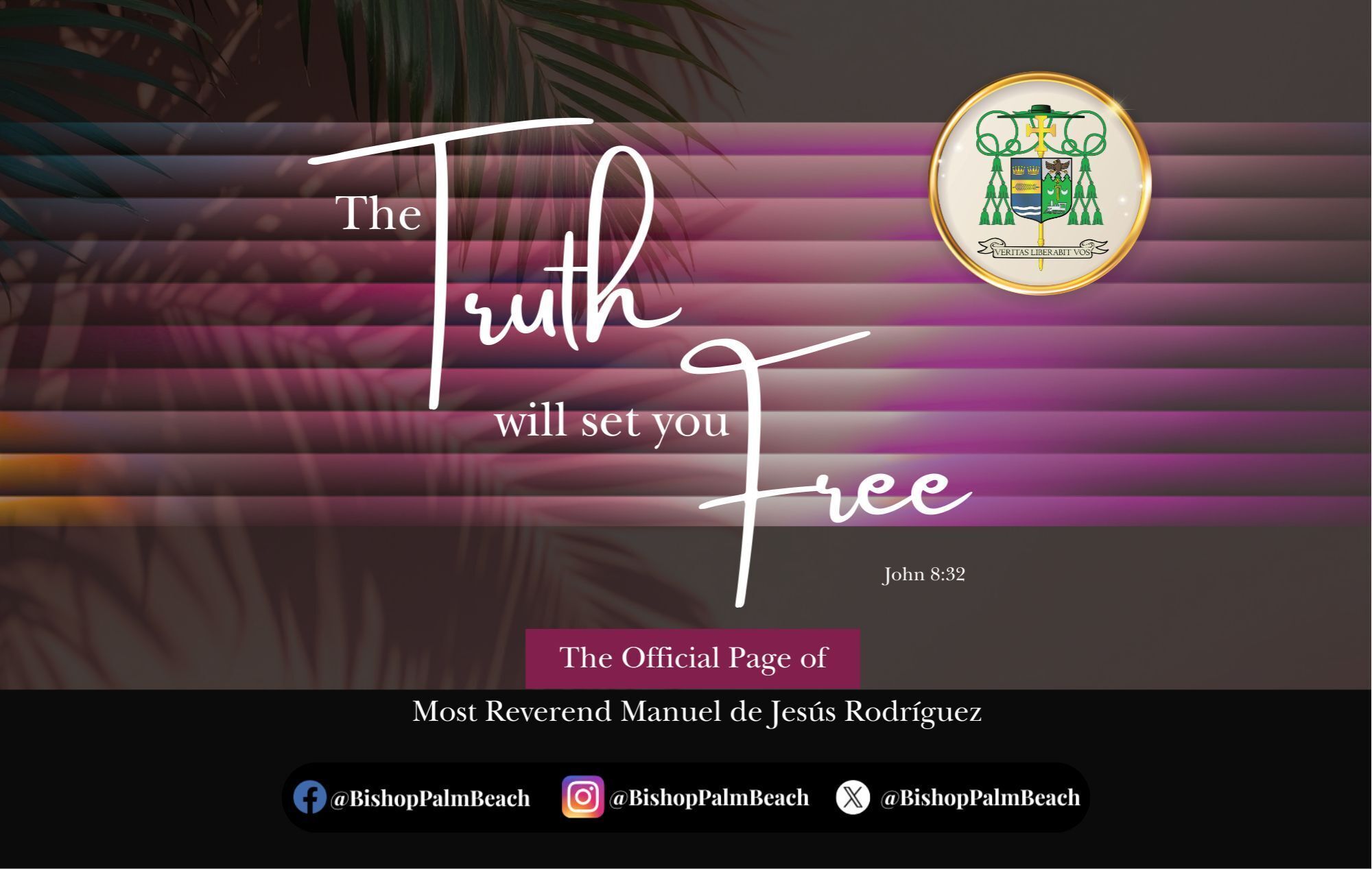 Bishop Manuel Social Media launch, the truth will set you free.