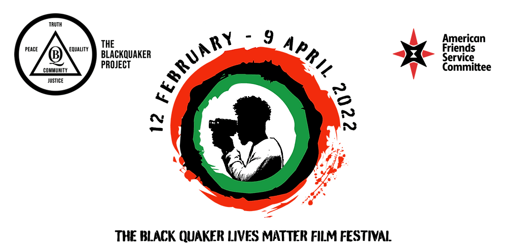 The Black Quaker Lives Matter Film Festival Website Header Image