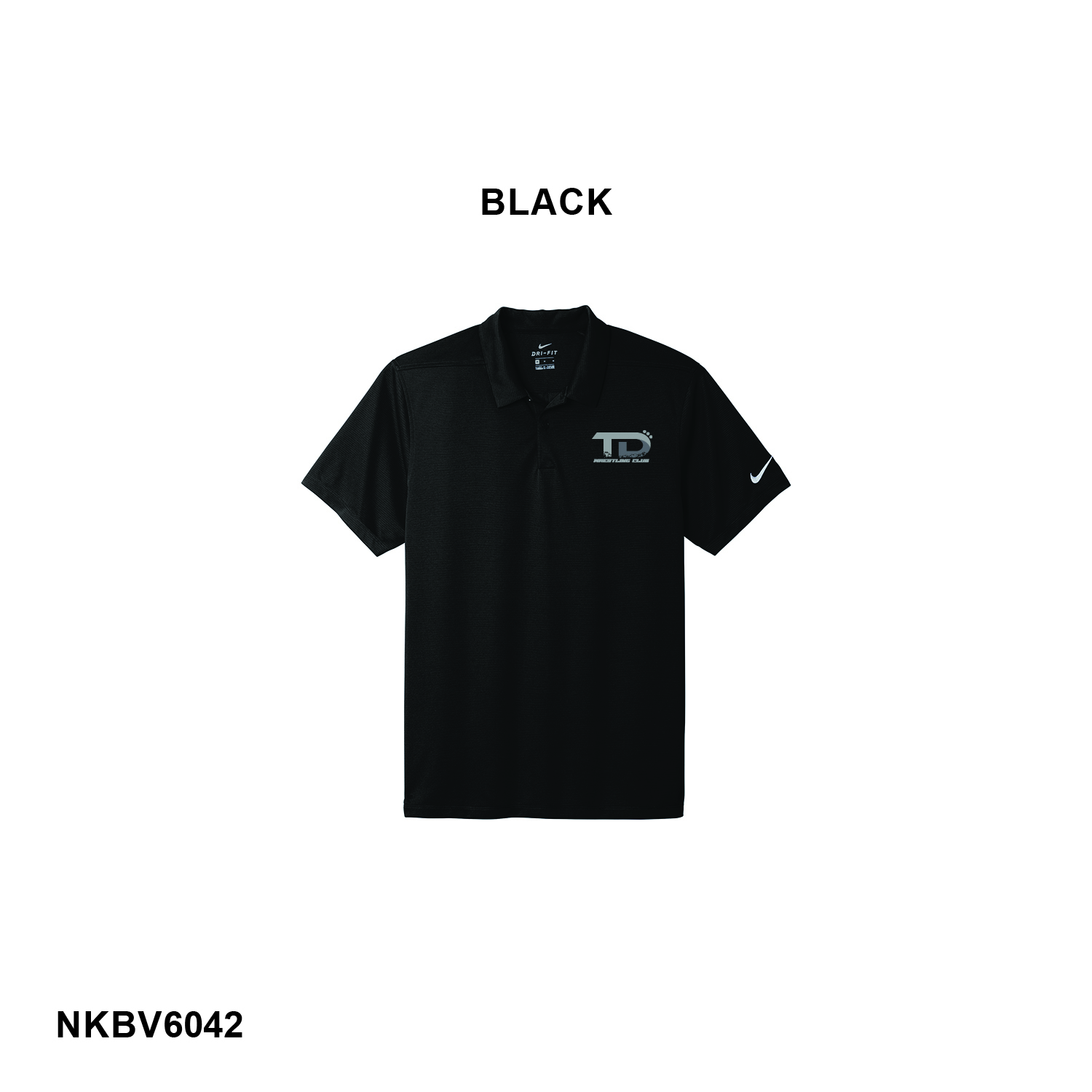 TD WRESTLING CLUB LOGO - Nike Dry Essential Solid Polo