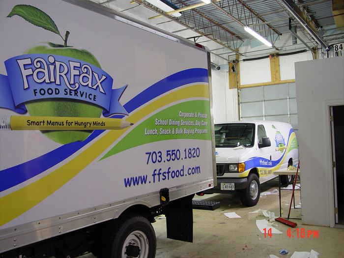 Fairfax Food Services Truck Graphics