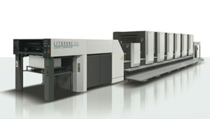 6 Color Komori G40 with UV and Aqueous Coater