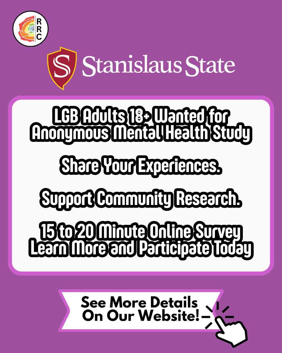 Research Study Opportunity With California State University, Stanislaus