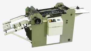 Rosback 30" x 30" Perforator/Scorer with high-end Technifold scoring wheels.