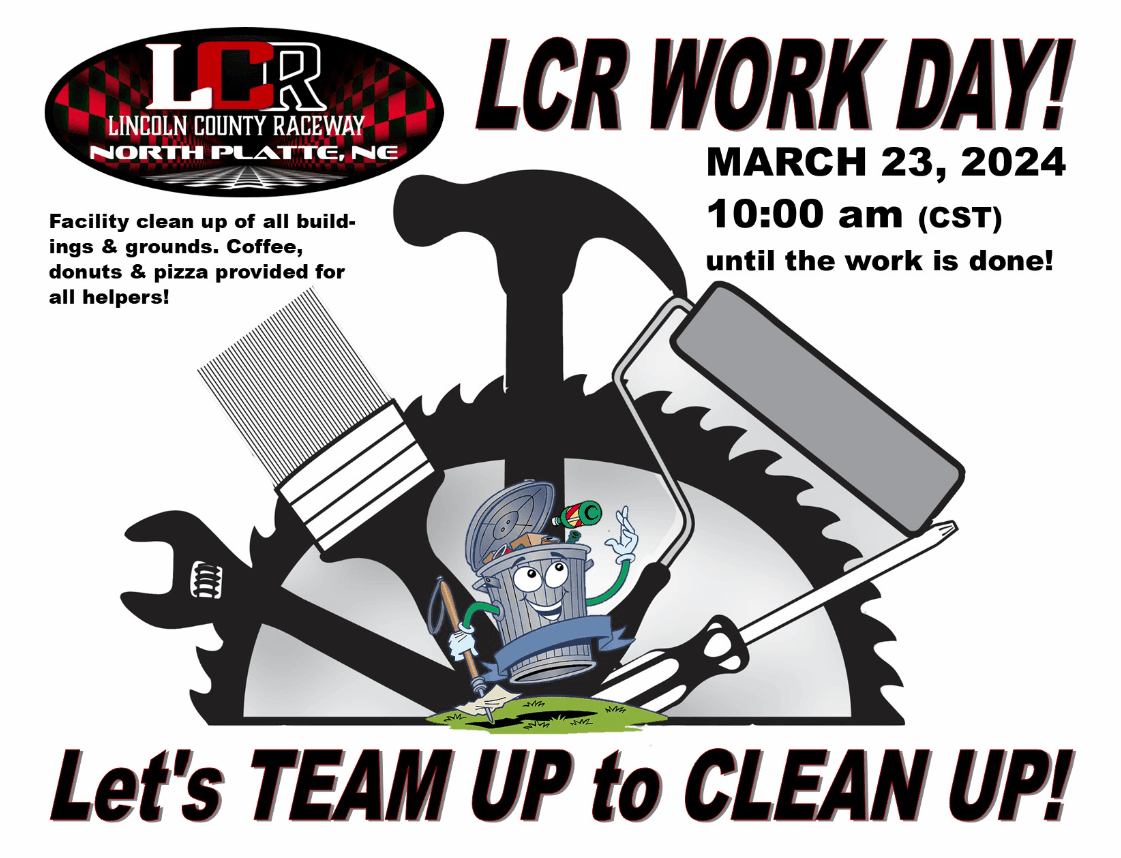 Facility clean up of all buildings & grounds. Coffee, donuts & pizza provided for all helpers!