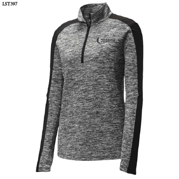 Sport-Tek® Ladies PosiCharge® Electric Heather Colorblock 1/4-Zip Pullover