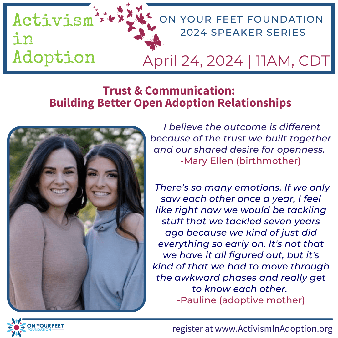 Mary Ellen & Pauline: Two Mothers Working Together to Create a Roadmap for Better Open Adoption Relationships