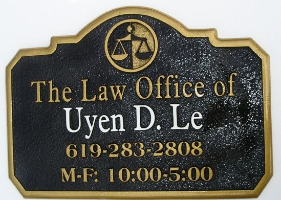 M1601 - Attorney and Law Office Wall Sign (Gallery 10)