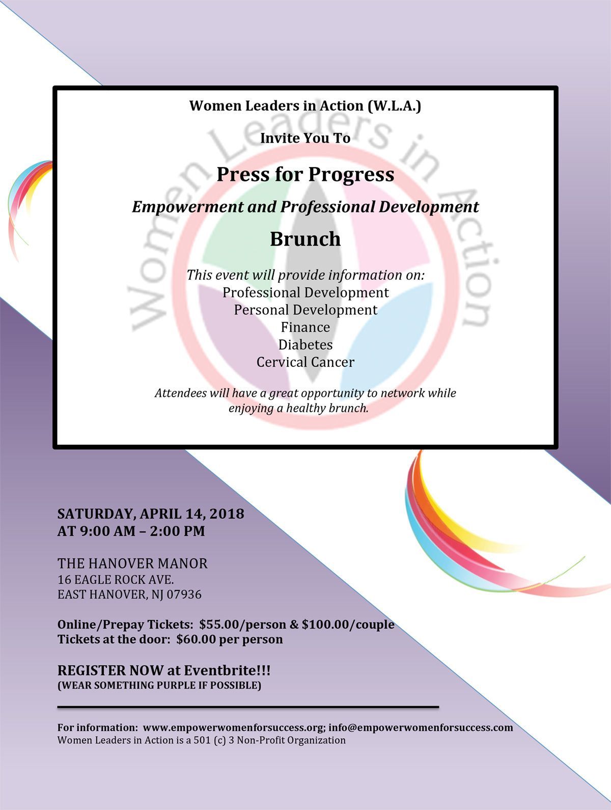 Press for Progress – Empowerment and Professional Development