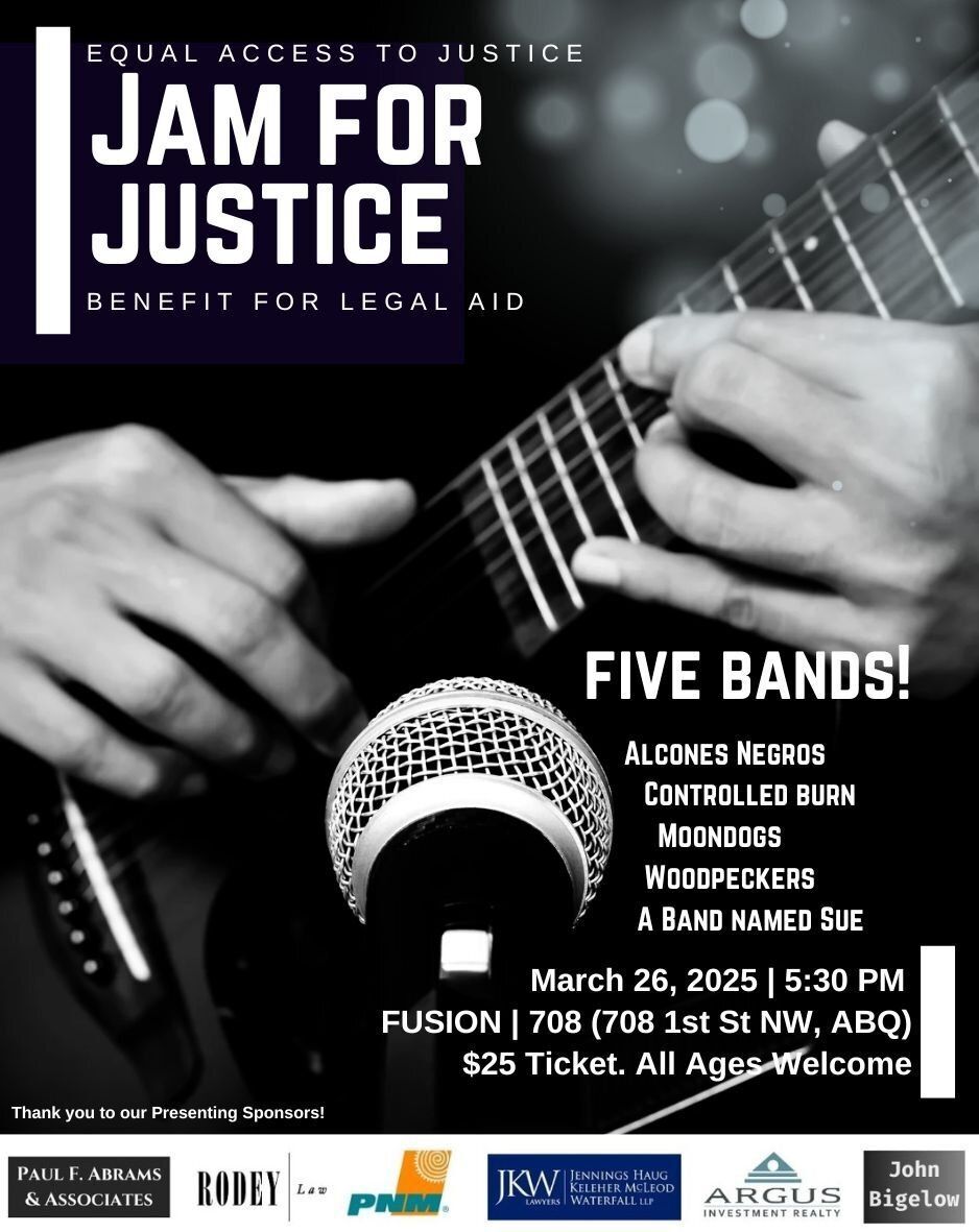 Jam for Justice Event Poster