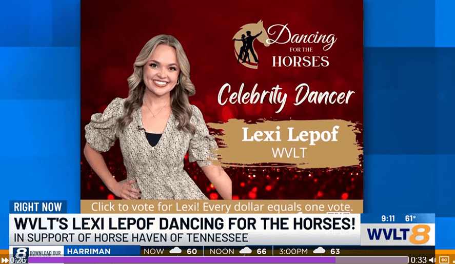 WVLT's Lexi Lepof is Dancing for the Horses