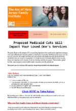 3.13.17 - Protect the Lifeline: Proposed Medicaid Cuts Will Impact Your Loved One's Services (Closed)