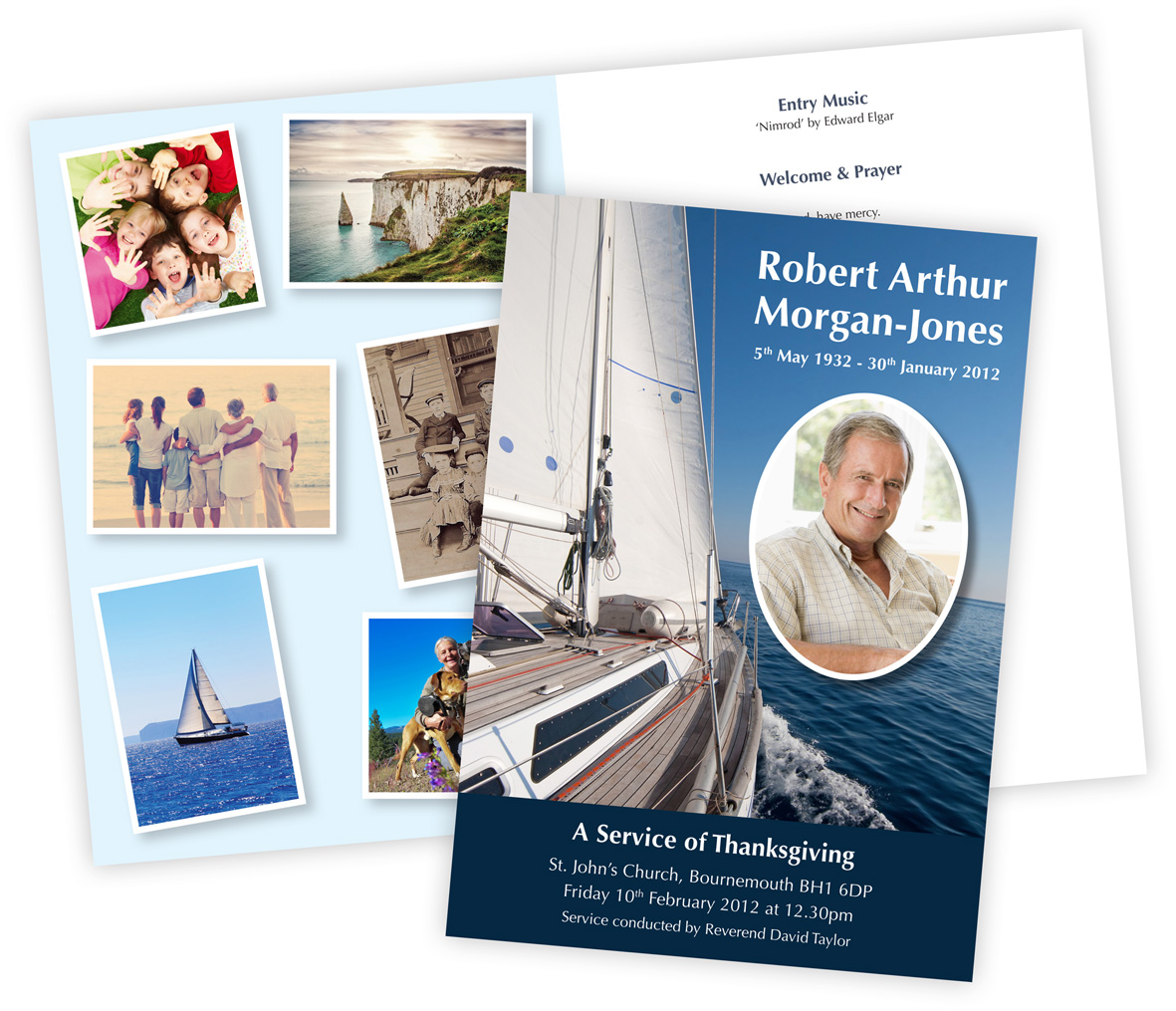 Funeral Order of Service Printing & Design in Poole Minuteman Press