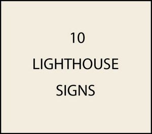 L21420 - Lighthouse Signs