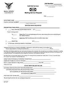 Mail Service Request Form