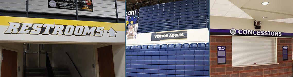 Descon offers a variety of signs to improve the atmosphere of your facility.