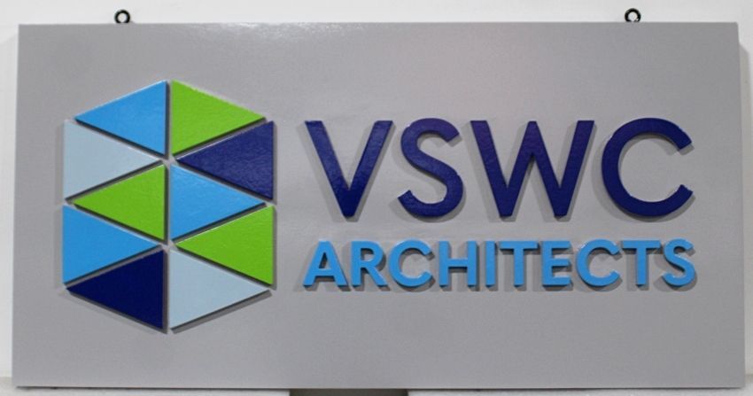 SC38027 - Carved Sign for "VSWC Architects"