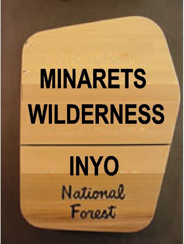 G16041 - Natural Cedar National Park Wilderness Trail Entry Sign