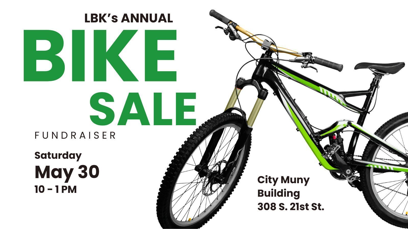 LBK Annual Bike Sale
