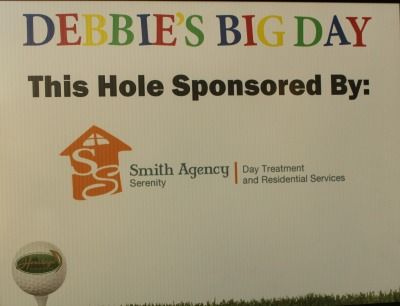 Golf tournament sign