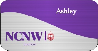NO BLING NCNW NAME BADGE DST, INC PARTNER
