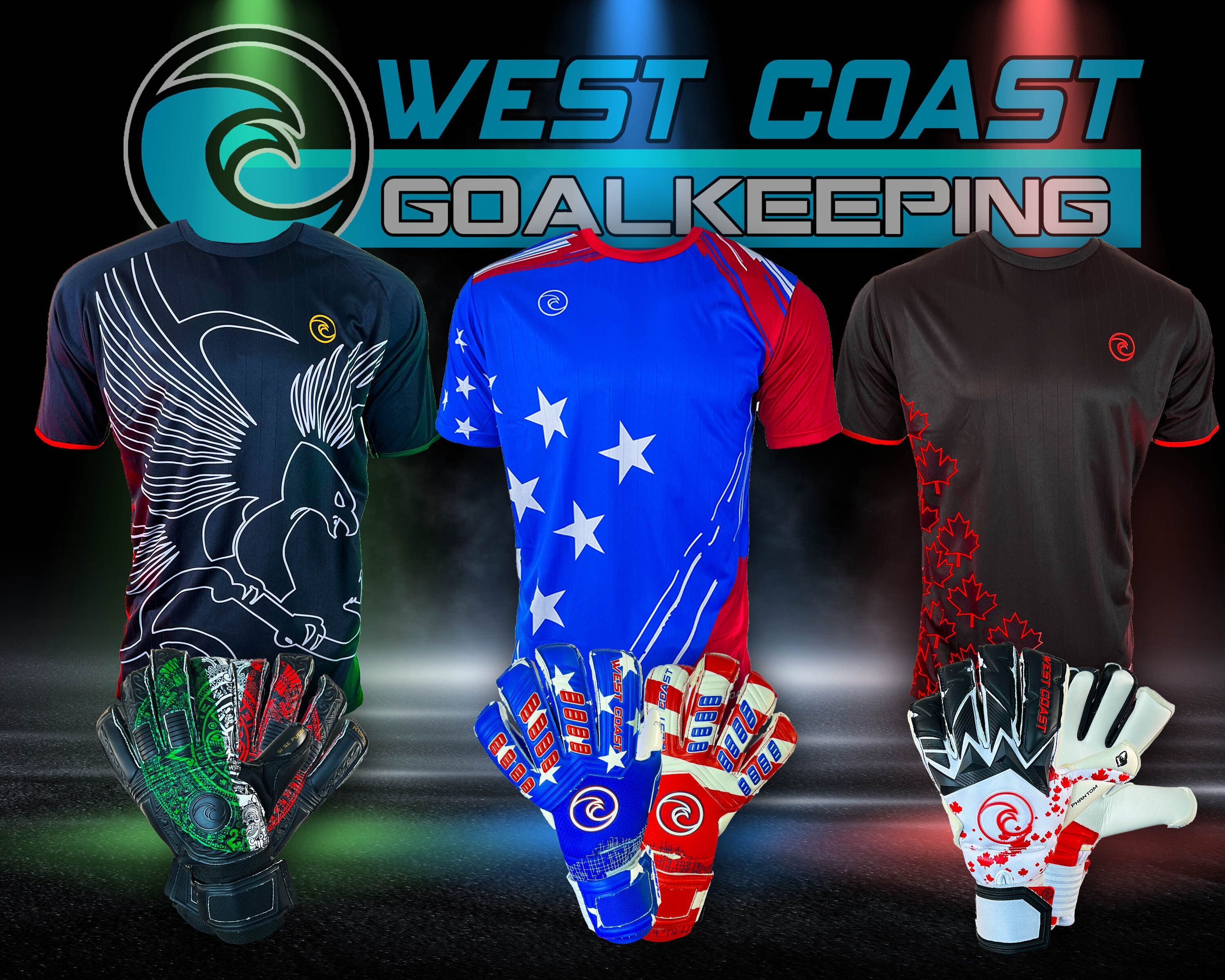 New West Coast Goalie Jerseys and Matching Gloves
