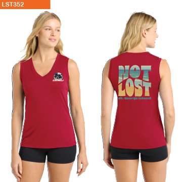 Sport-Tek® Women's Sleeveless PosiCharge® Competitor™ V-Neck Tee