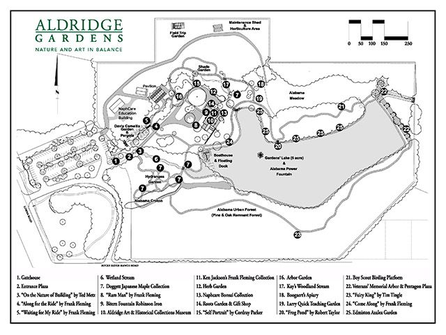 Self-Guided Tour Map