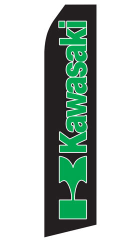 Kawasaki Logo Econo Stock Flag