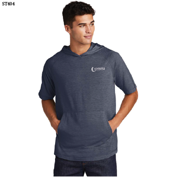 Sport-Tek ® PosiCharge ® Tri-Blend Wicking Short Sleeve Hoodie