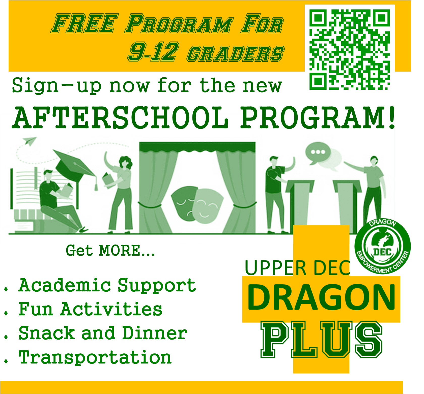 Afterschool Dragon PLUS Program Registration