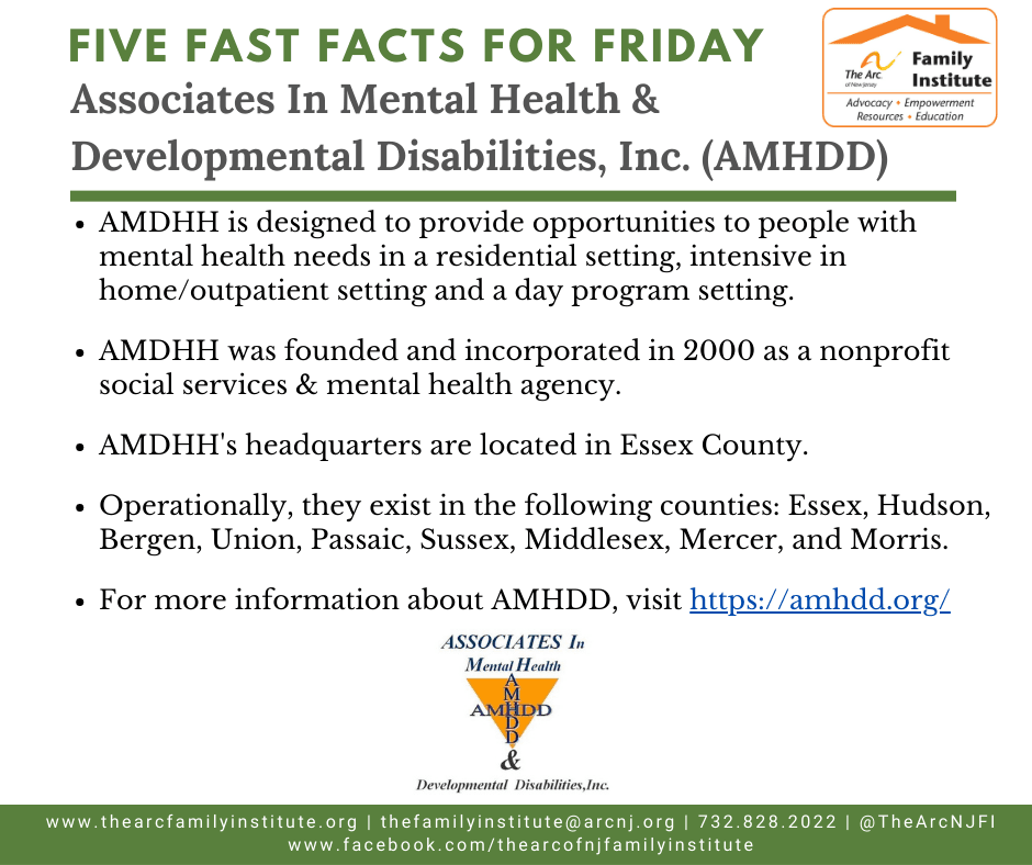Associates In Mental Health & Developmental Disabilities, Inc. (AMHDD)
