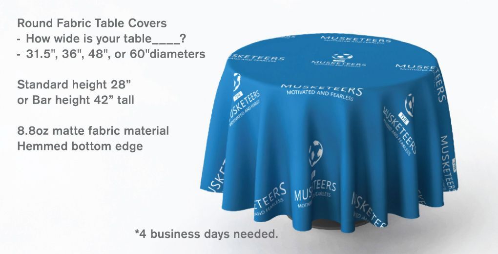 Round Fabric Table Throws