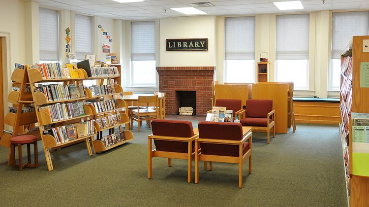 Front reading area