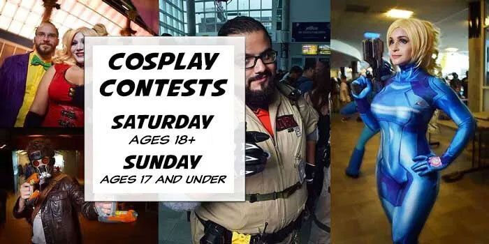Adult and Kids Cosplay Contests with great prizes!