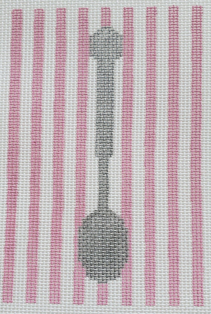 Sterling Silver Spoon, Pink