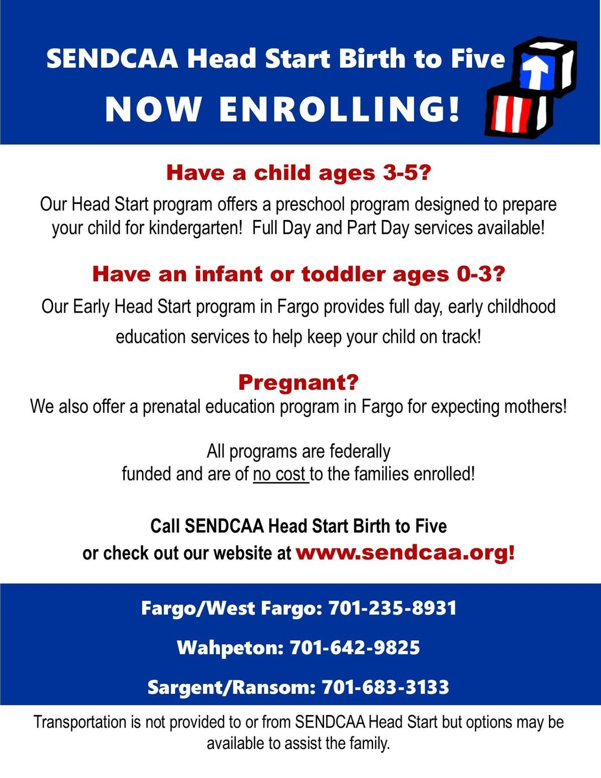 Head Start At Birth Chapter 13 About Us : Head Start Birth to Five : Head Start : Southeastern North