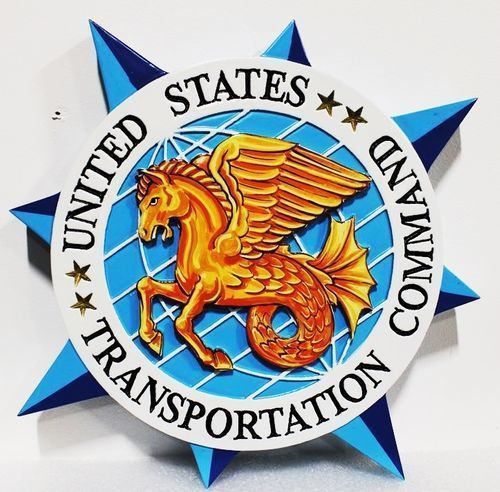 CB5436 - Seal of the United States Transportation Command,Multi-level Raised Relief 