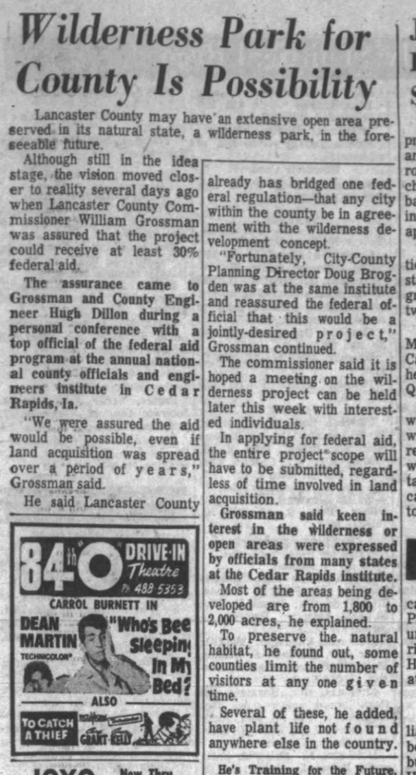 newspaper article from 1964