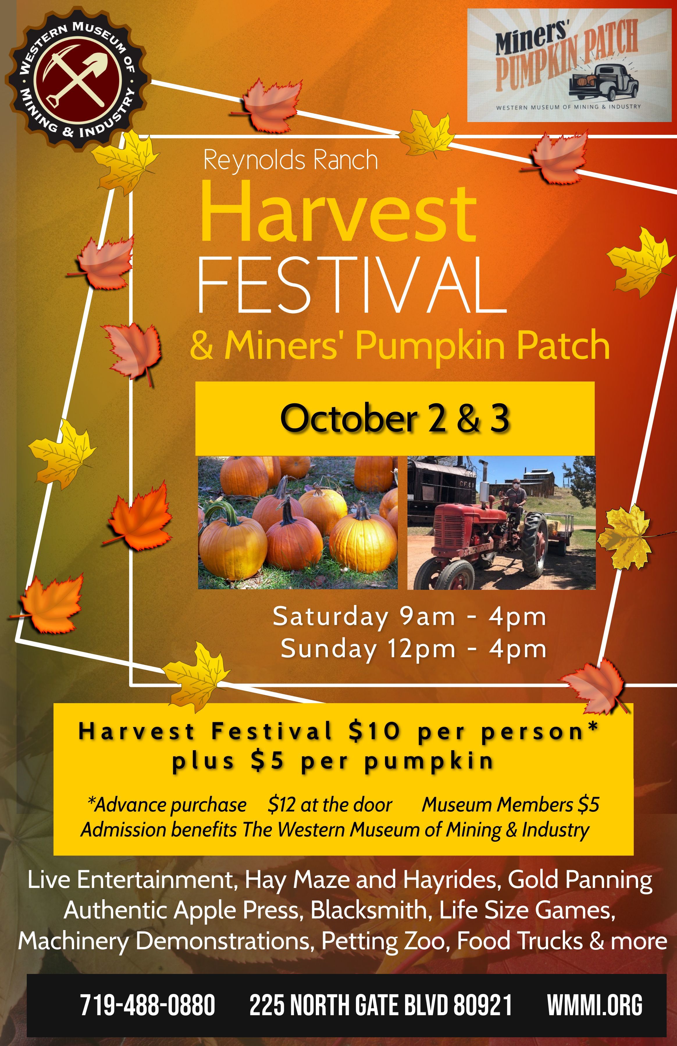 Reynolds Ranch Harvest Festival & Miners' Pumpkin Patch