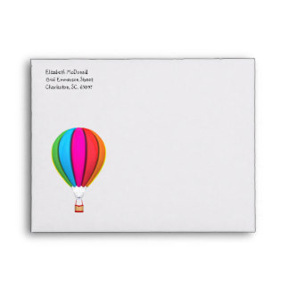 4 Color White A2 Envelope to Go With 4 1/4 x 5 1/2 Card