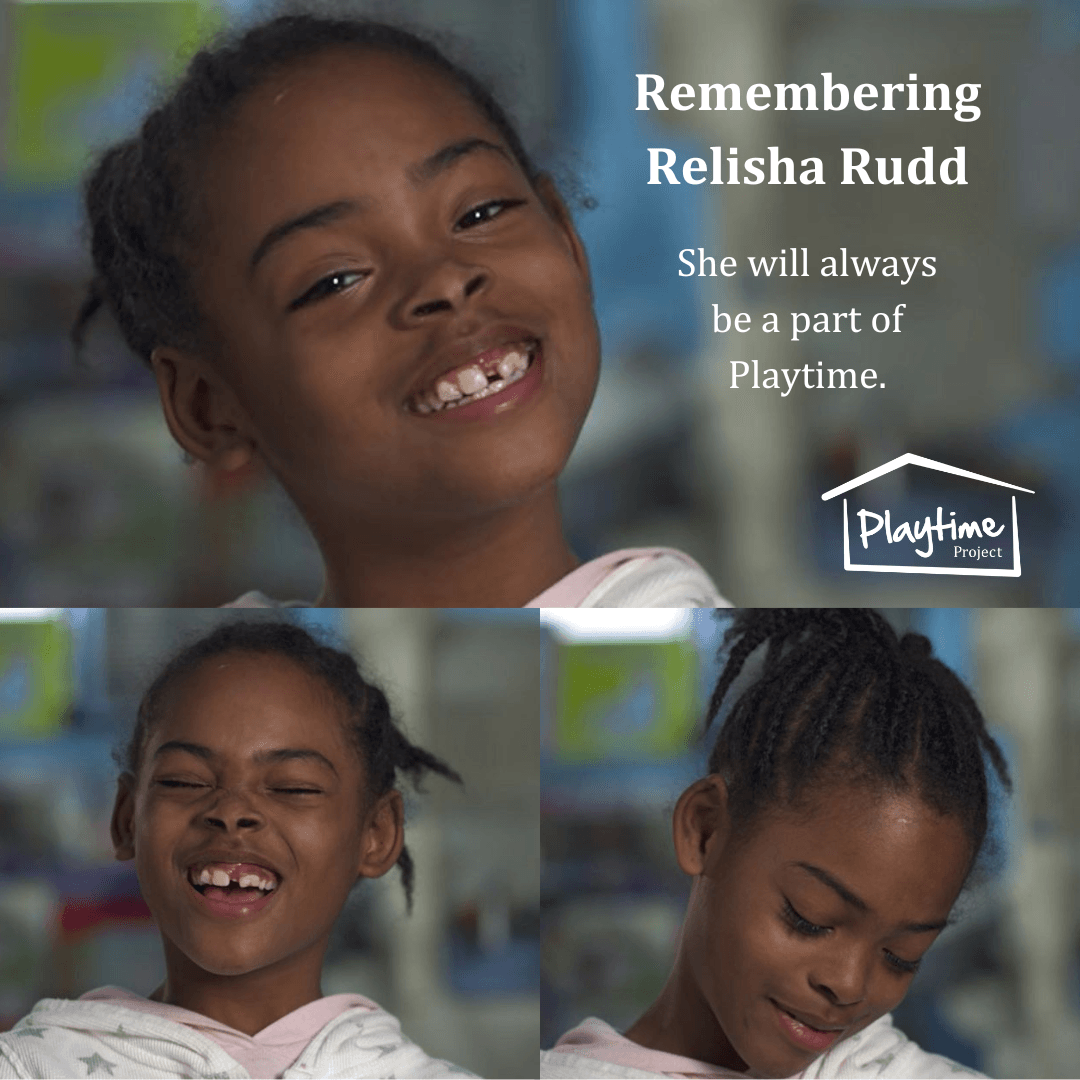 Collage of three photos of Relisha Rudd as a child.