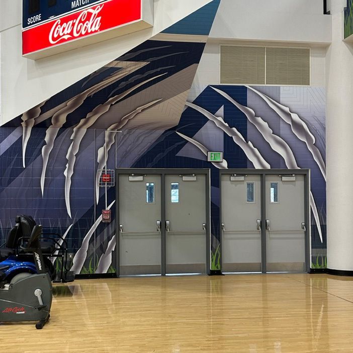  Augusta University Christenberry Fieldhouse Wall Mural