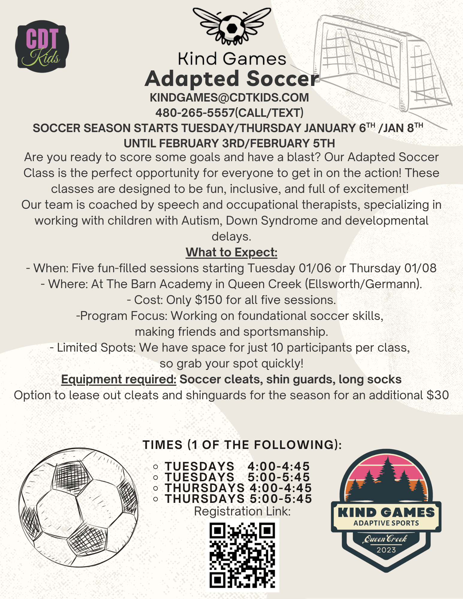 Adaptive Soccer